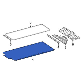 Mercedes-Benz OE - Center Floor Pan Splash Shield