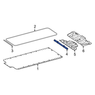 Mercedes-Benz OE - Floor Pan Splash Shield Bracket