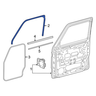 Mercedes-Benz OE - Front Left Outer Door Seal