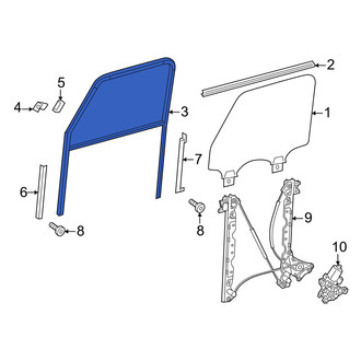 Mercedes-Benz OE - Front Left Window Channel