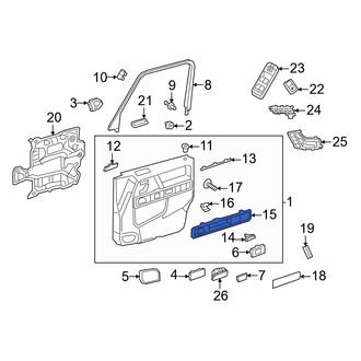 Mercedes-Benz OE - Front Left Door Access Cover