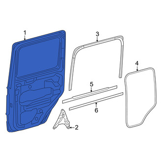 Mercedes-Benz OE - Center Left Door Shell