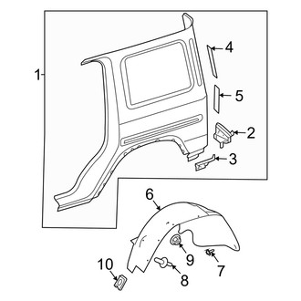 Mercedes-Benz OE - Quarter Panel & Components (Quarter Panel & Components)