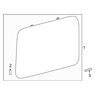 Mercedes-Benz OE - Quarter Panel - Glass