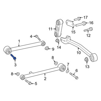 Mercedes-Benz OE - Front Upper Suspension Trailing Arm Bolt