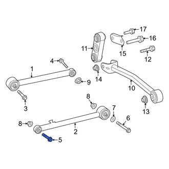 Mercedes-Benz OE - Front Lower Suspension Trailing Arm Bolt