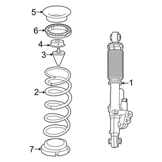 Mercedes-Benz OE - Rear Suspension - Shocks & Components