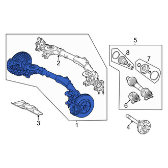 Mercedes-Benz OE - Rear Suspension Subframe
