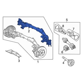 Mercedes-Benz OE - Rear Suspension Subframe