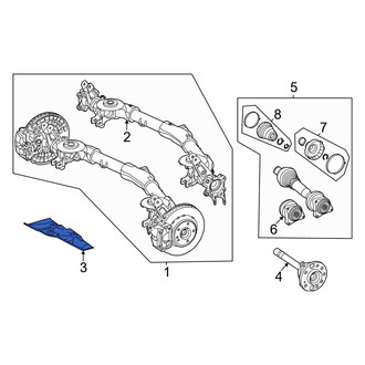Mercedes-Benz OE - Left Stone Guard