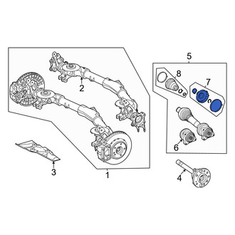Mercedes-Benz OE - Front Inner CV Joint Boot Kit