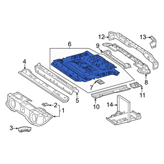 Mercedes-Benz OE - Rear Floor Pan