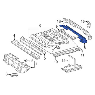 Mercedes-Benz OE - Rear Rear Body Panel