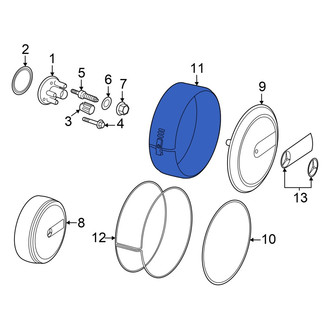 Mercedes-Benz OE - Rear Inner Spare Tire Cover