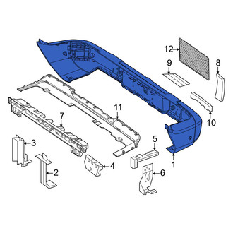 Mercedes-Benz OE - Rear Bumper Cover