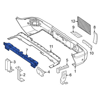 Mercedes-Benz OE - Rear Bumper Impact Bar