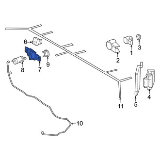 Mercedes-Benz OE - Front Park Assist Camera Bracket