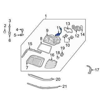 Mercedes-Benz OE - Front Fog Light Bulb
