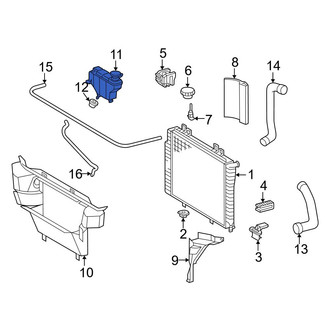 Mercedes-Benz OE - Engine Coolant Reservoir