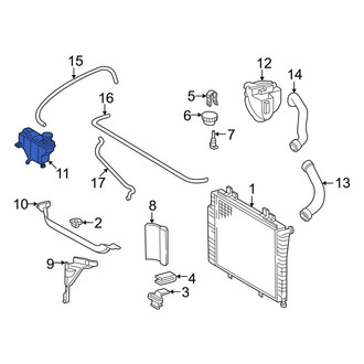 Mercedes-Benz OE - Engine Coolant Reservoir