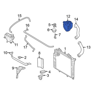 Mercedes-Benz OE - Engine Coolant Reservoir