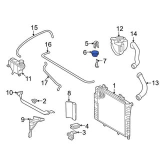 Mercedes-Benz OE - Engine Coolant Reservoir Cap