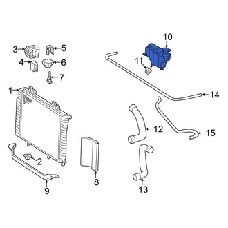 Mercedes-Benz OE - Engine Coolant Reservoir