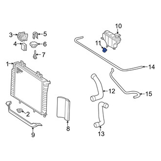 Mercedes-Benz OE - Engine Coolant Reservoir Insulator