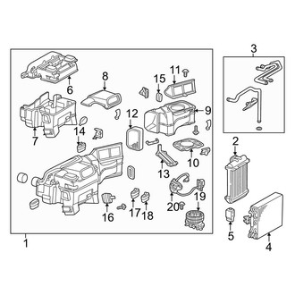 Mercedes-Benz OE - Air Conditioner & Heater - Evaporator & Heater Components (Kompressor)