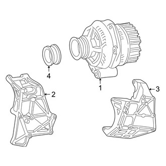 Mercedes-Benz OE - Electrical - Alternator