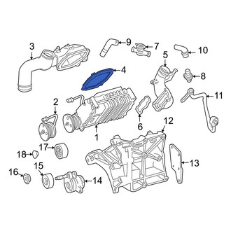 Mercedes-Benz OE - Supercharger Gasket