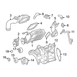 Mercedes-Benz OE - Engine - Supercharger & Components (Kompressor)