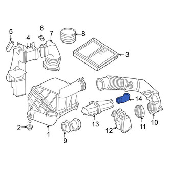 Mercedes-Benz OE - PCV Valve Hose