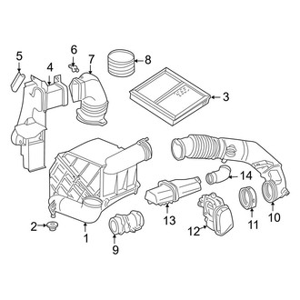 Mercedes-Benz OE - Engine - Air Intake (2.8L)