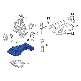 Mercedes-Benz OE - Upper Engine Oil Pan