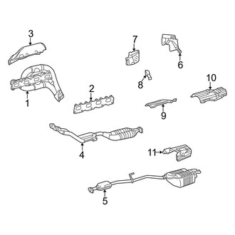 Mercedes-Benz OE - Exhaust System - Exhaust Components (Base)