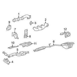 Mercedes-Benz OE - Exhaust System - Exhaust Components (Base)