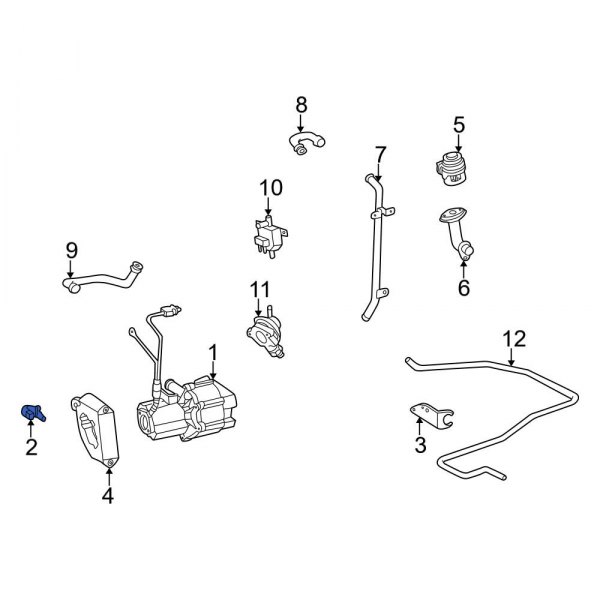 Secondary Air Injection Pump Bracket