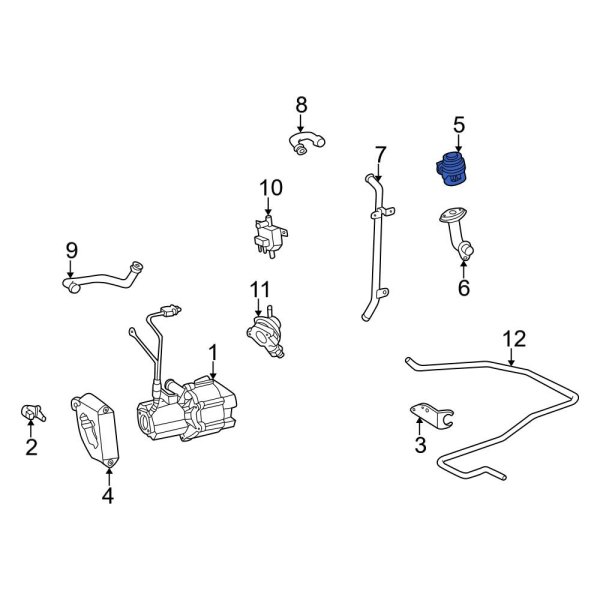 Secondary Air Injection Pump Check Valve