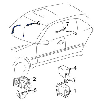 Mercedes-Benz OE - Front Right ABS Wheel Speed Sensor