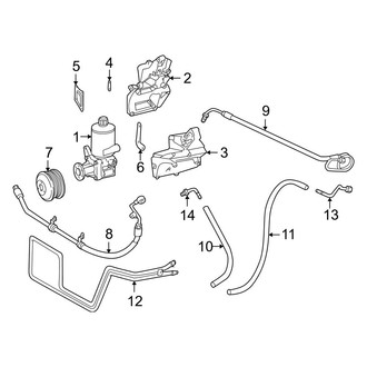 Mercedes-Benz OE - Steering Gear & Linkage - Pump & Hoses