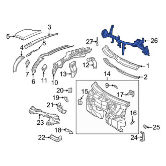 Mercedes-Benz OE - Lower Instrument Panel Crossmember