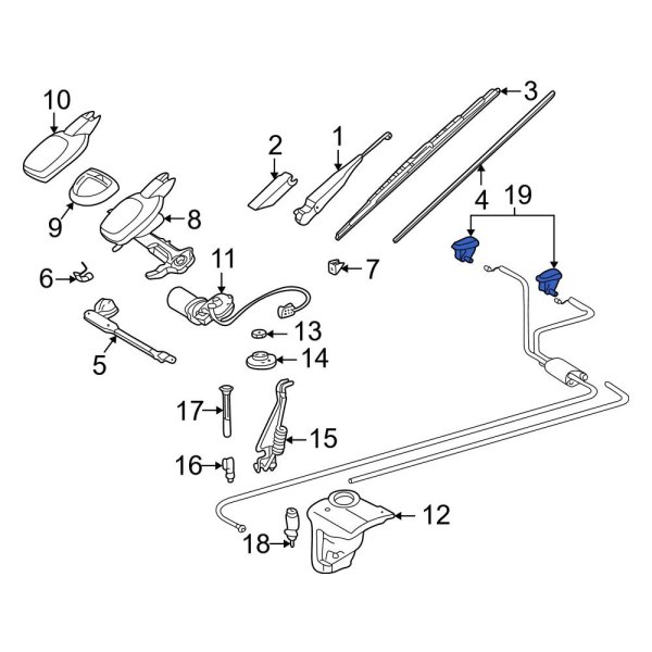 Windshield Washer Nozzle