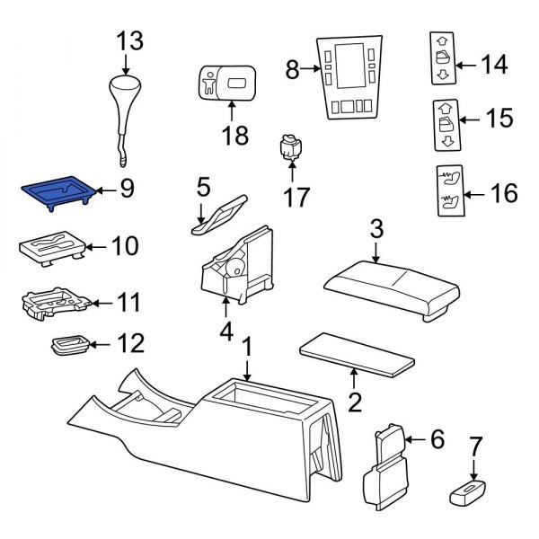 Console Trim Panel