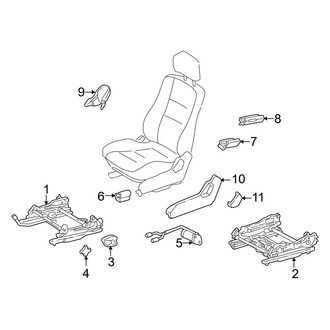 Mercedes-Benz OE - Seats & Tracks - Tracks & Components