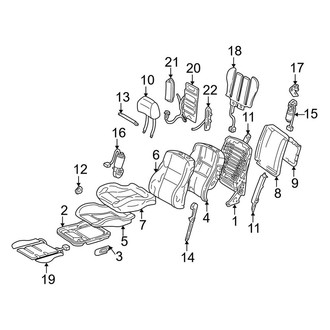 Mercedes-Benz OE - Seats & Tracks - Front Seat Components