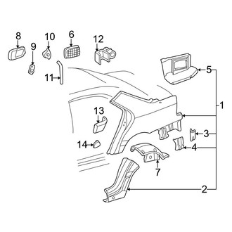 Mercedes-Benz OE - Quarter Panel & Components