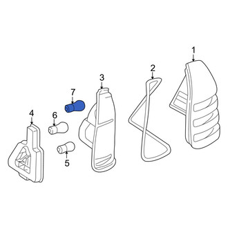 Mercedes-Benz OE - Back Up Light Bulb