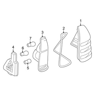 Mercedes-Benz OE - Rear Lamps - Combination Lamps