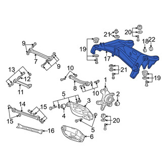 Mercedes-Benz OE - Rear Suspension Subframe Crossmember